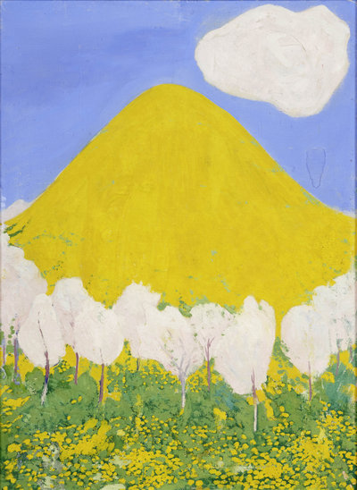 Cuno Amiet (1868 - 1961), The Yellow Hill, 1903, Kunstmuseum Solothurn, Dübi-Müller-Stiftung. Photo ©Kunstmuseum Solothurn/David Aebi