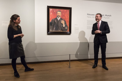 Nieuwe aanwinst Van Gogh Museum Edvard Munch portret Felix Auerbach