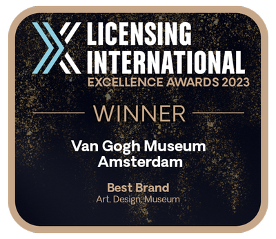 The Best Brand Licensing International Excellence Award 2023 for Van Gogh Museum in the category Art, Design, Museum