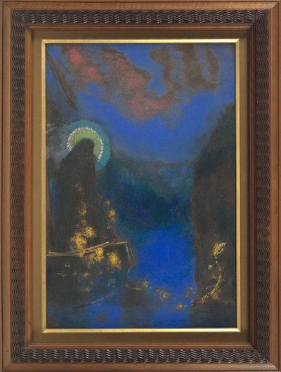 Odilon Redon, De boot, 1898 in originele lijst