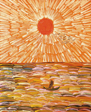 Matthew Wong, The Journey Home, 2017, Private Collection. © Matthew Wong Foundation c/o Pictoright Amsterdam 2023