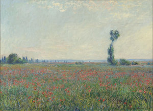 Claude Monet, Champ de coquelicots, 1881, oil on canvas, Museum Boijmans Van Beuningen, Rotterdam, acquired with the collection of: D.G. van Beuningen 1958