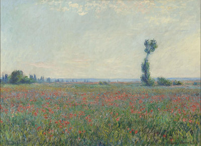 Claude Monet, Champ de coquelicots, 1881, oil on canvas, Museum Boijmans Van Beuningen, Rotterdam, acquired with the collection of: D.G. van Beuningen 1958