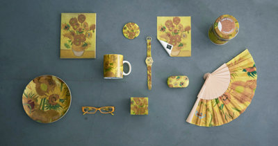 Selection of products with 'Sunflowers' print from the webstore