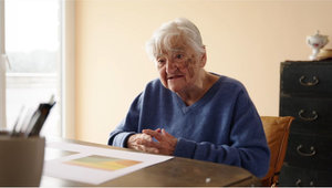 Thumbnail vidoe interview with Etel Adnan