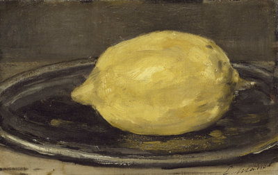 Edouard Manet, The Citron, 1880, oil on canvas, 14 × 22 cm © RMN-Grand Palais (Musée d’Orsay) / Hervé Lewandowski 