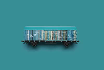 Märklin Van Gogh Museum Almond Blossom train wagon