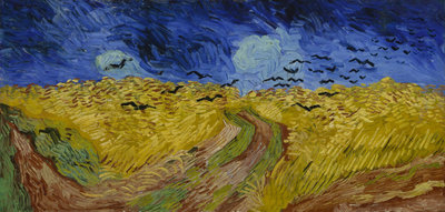 Vincent van Gogh, Wheat Field with Crows, 1890, 50.5 cm x 103 cm, oil on canvas. Van Gogh Museum (Vincent van Gogh Foundation) 