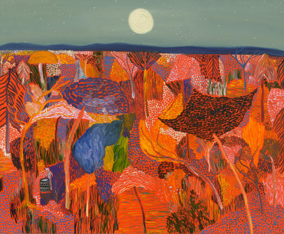 Matthew Wong, The Realm of Appearances, 2018, oil on Canvas, 165.1 x 203.2 cm, Private Collection © Matthew Wong Foundation c/o Pictoright Amsterdam 2023