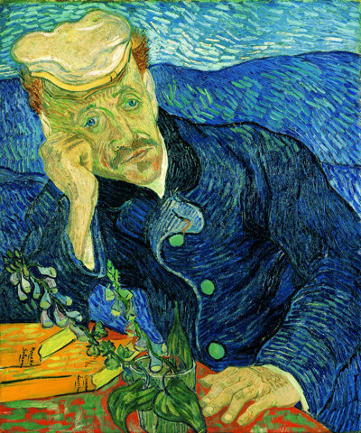 Image of artwork: Vincent van Gogh, 'Portrait of Dr. Gachet', 1890, Private Collection.