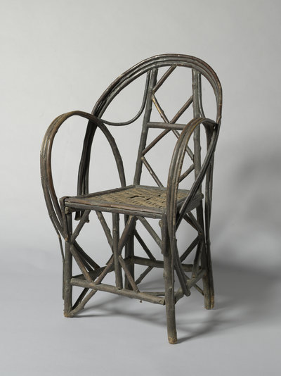 De stoel van Vincent, waarin hij Joseph Roulin portretteerde in 1888, Van Gogh Museum, Amsterdam 