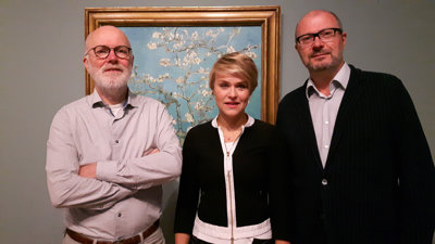 From left to right: Louis van Tilborgh, Bregje Gerritse, Teio Meedendorp
