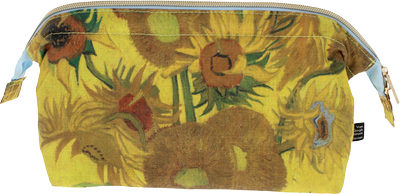 Sunflowers makeup bag