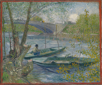 Vincent van Gogh, Fishing in Spring, the Pont de Clichy (Asnières), 1887, The Art Institute of Chicago. Gift of Charles Deering McCormick, Brooks McCormick, and the Estate of Roger McCormick