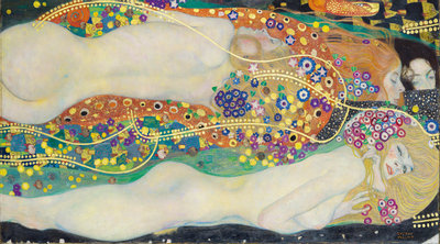 Gustav Klimt, Water Serpents II, 1904, reworked 1906/07, private collection, Courtesy of HomeArt