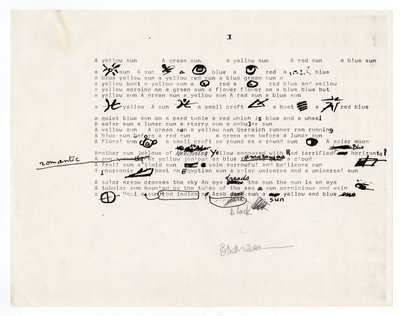 Detail from The Arab Apokalypse of Etel Adnan