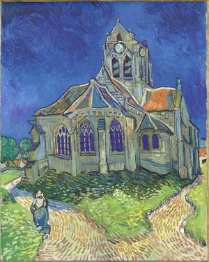 Vincent van Gogh, The Church at Auvers-sur-Oise, 1890, Musée d’Orsay, Dist. RMN-Grand Palais / Patrice Schmidt
