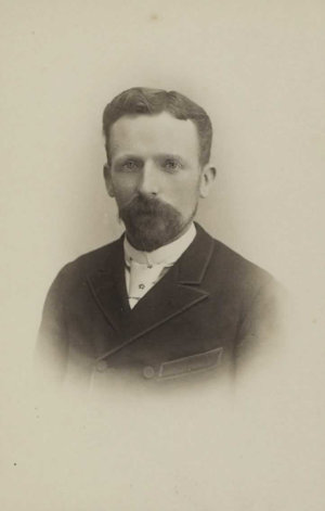 Foto van Theo van Gogh, de broer van Vincent, ca 1889