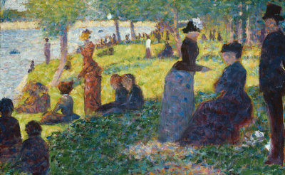 Georges Seurat, Oil Sketch for La Grande Jatte, 1884,The Art Institute of Chicago, Gift of Mary and Leigh Block