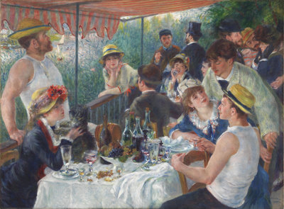 Pierre-Auguste Renoir, Luncheon of the Boating Party, 1881, The Phillips Collection, Washington, DC, acquired 1923  