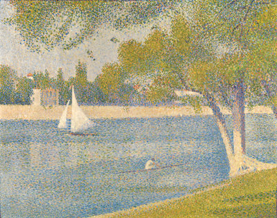 Georges Seurat, De Seine bij La Grande Jatte, 1888, Koninklijke Musea voor Schone Kunsten, Brussel