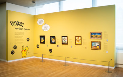 Pokémon x Van Gogh Museum presentatie in het museum. Foto: Sven Mooij