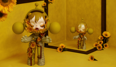 POP MART x Van Gogh Museum dolls Sunflowers