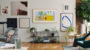Vincent van Gogh's The Bedroom on a Samsung television